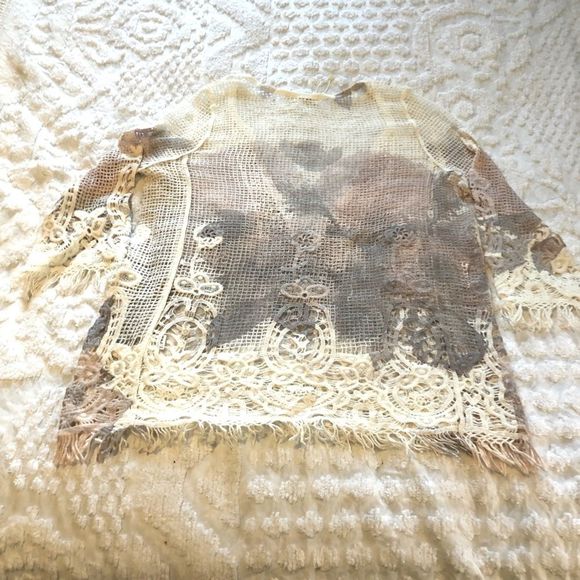 Simply Couture lace embroidered sweater, NWOT - Picture 7 of 7